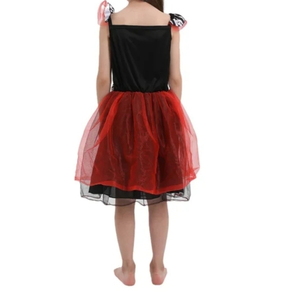 Day of the Dead Dress and Headpiece Set Size L - Picture 3 of 11